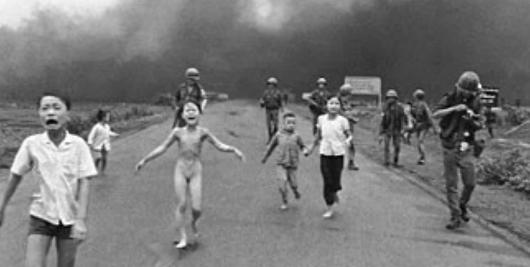 Vietnam War napalm photo
